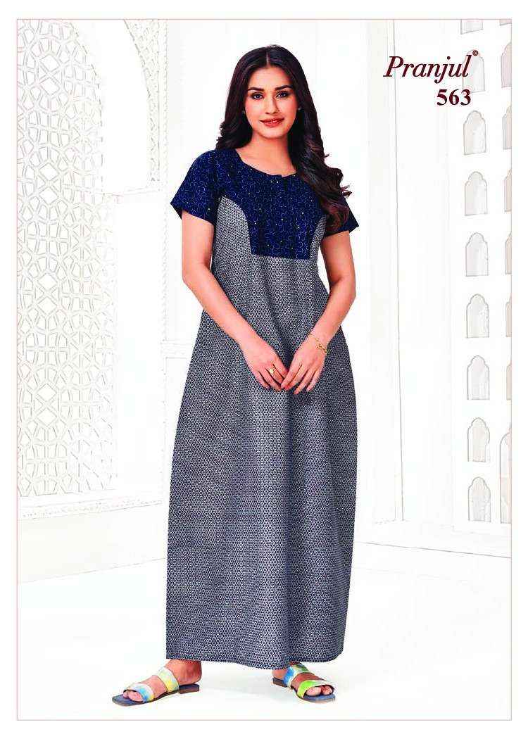 Pranjul Fashion Pure Cotton Nighty ( 15 pcs catalog )