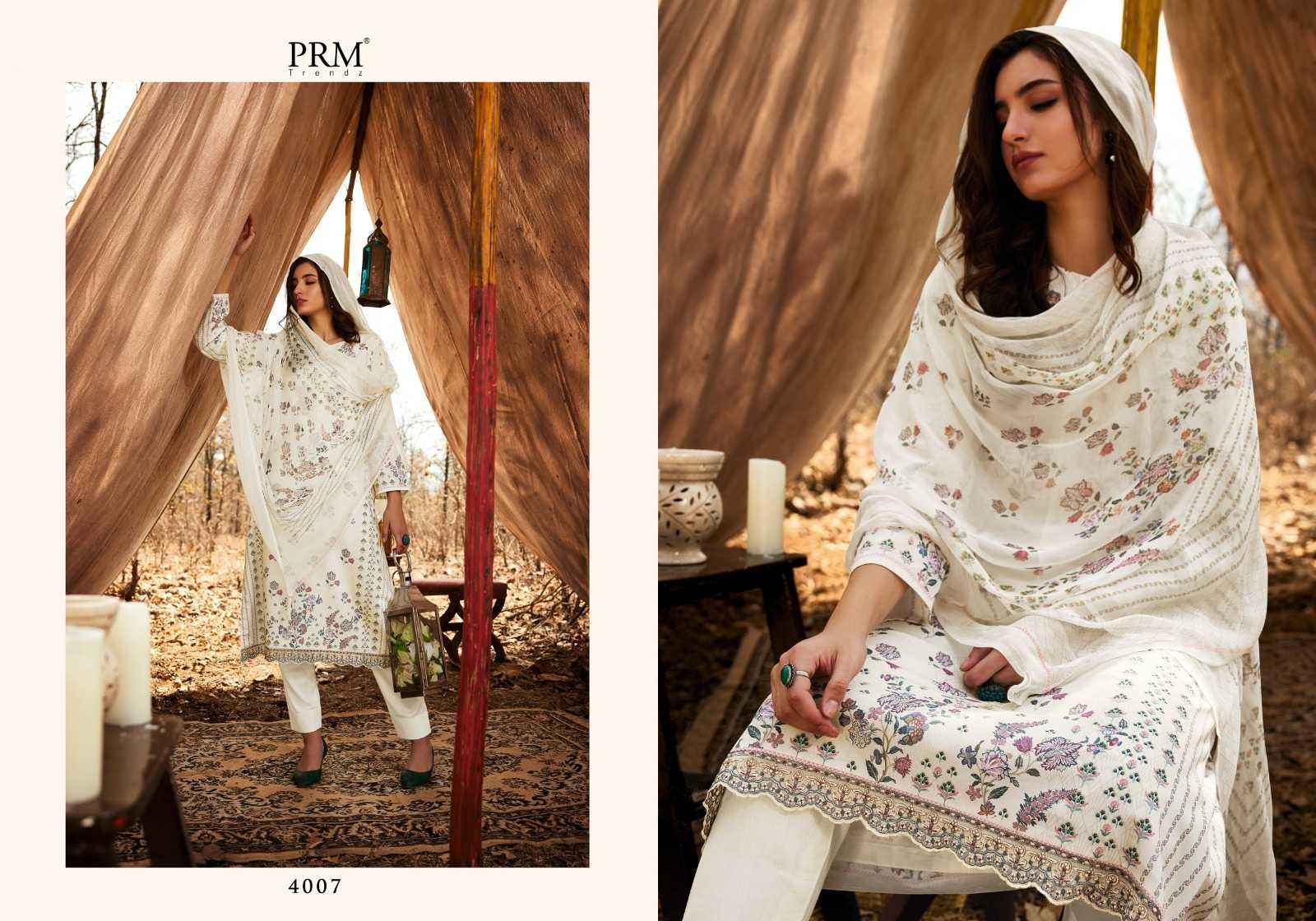 PRM TRENDZ IBADAT DESIGNER DRESS MATERIAL ( 8 PCS CATALOG )