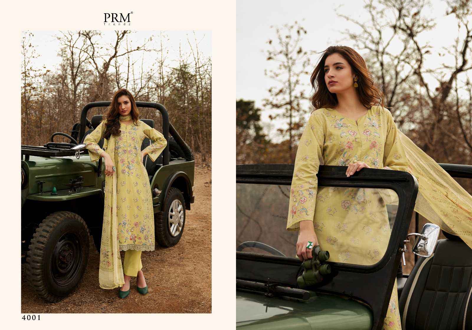 PRM TRENDZ IBADAT DESIGNER DRESS MATERIAL ( 8 PCS CATALOG )