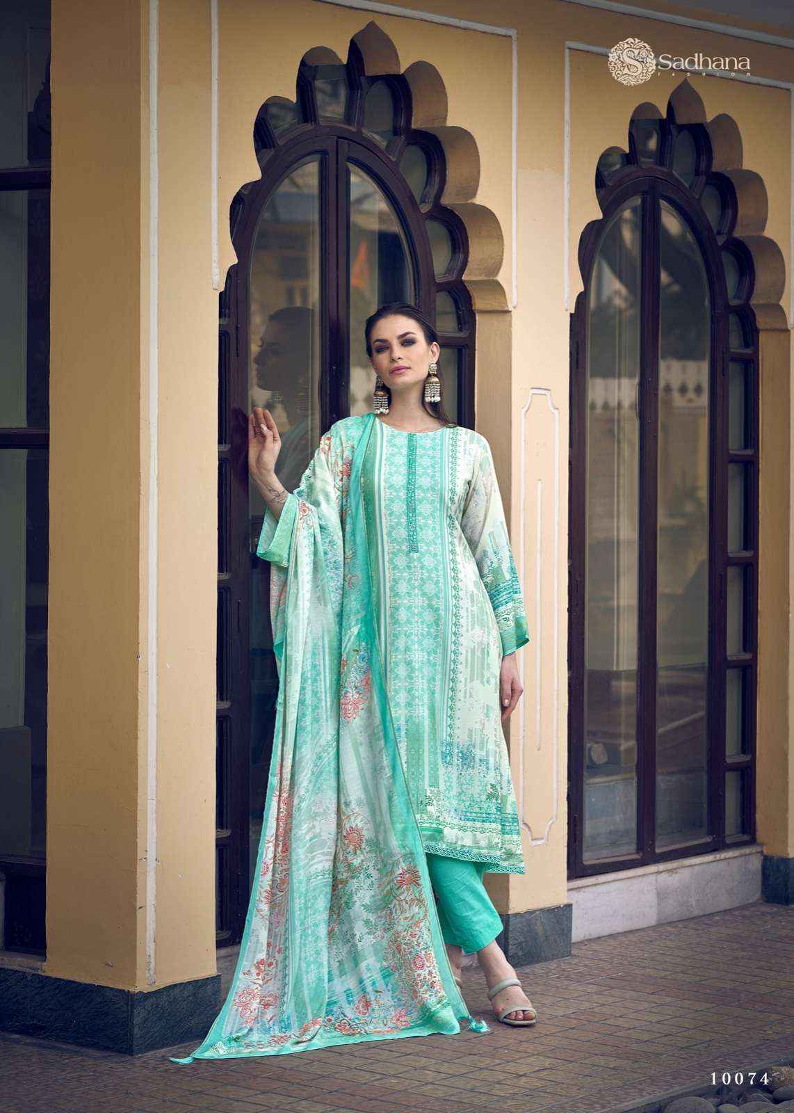 SADHANA FASHION RYSSA MUSLIN SILK SALWAR KAMEEZ ( 8 PCS CATALOG )