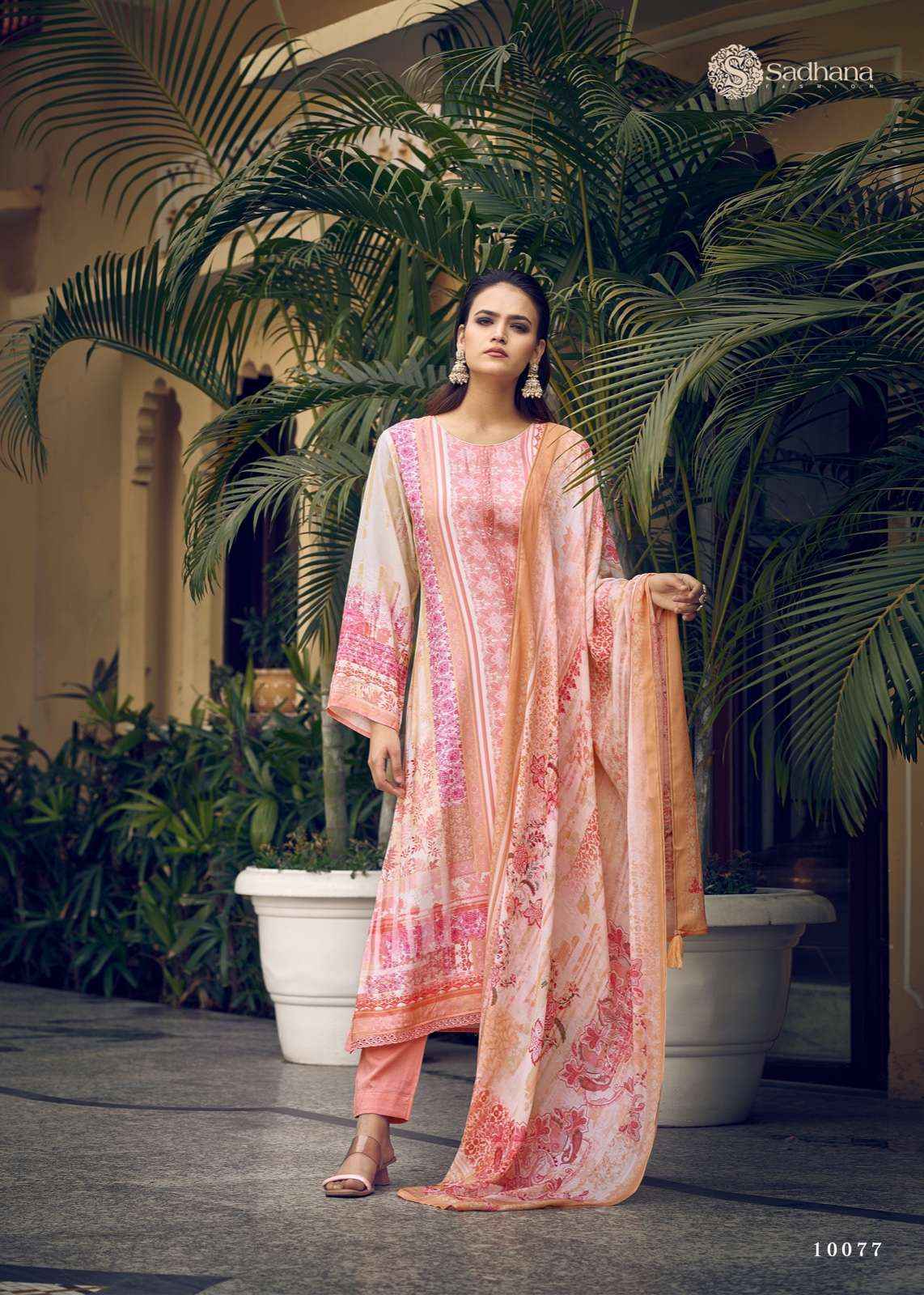 SADHANA FASHION RYSSA MUSLIN SILK SALWAR KAMEEZ ( 8 PCS CATALOG )