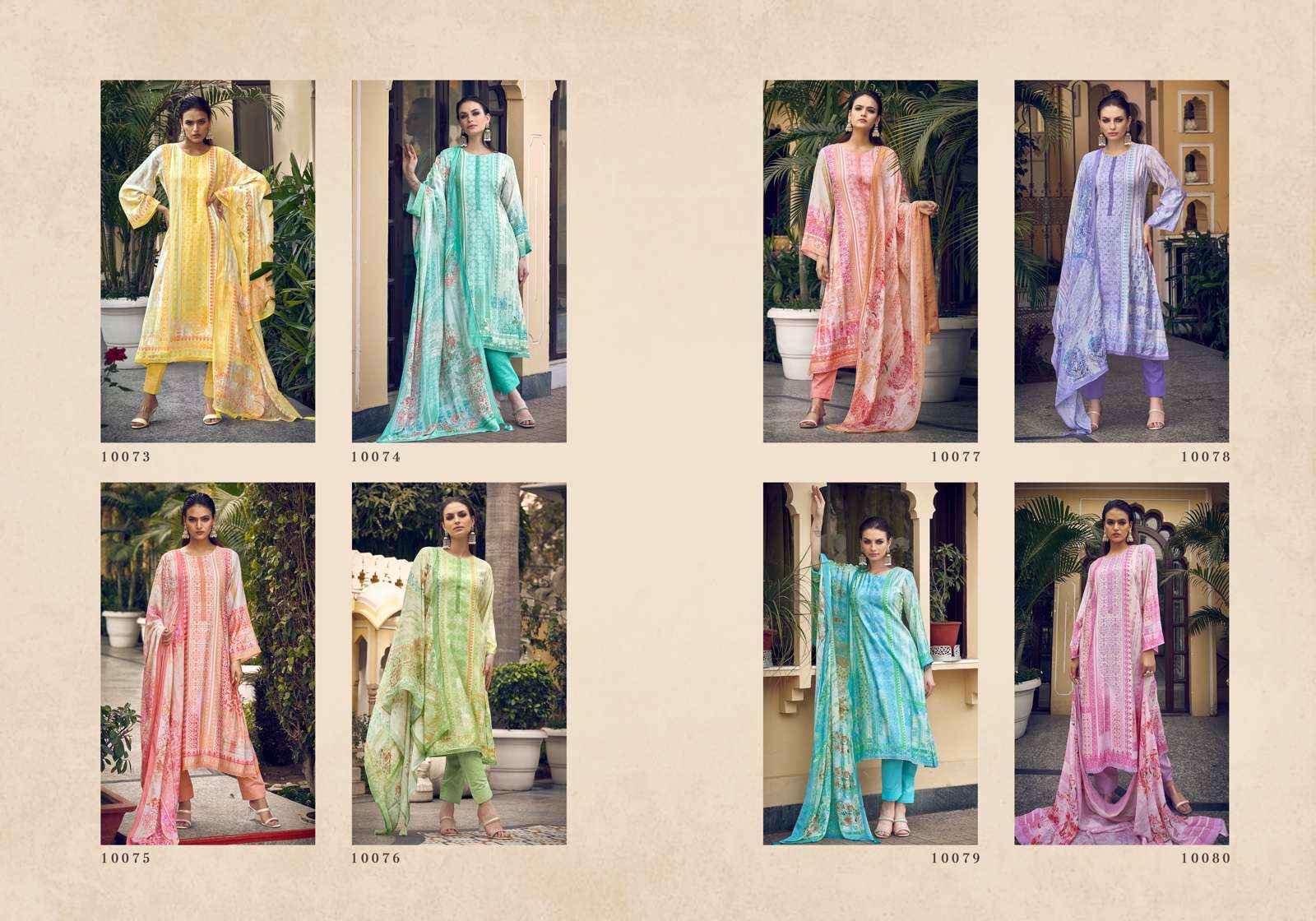 SADHANA FASHION RYSSA MUSLIN SILK SALWAR KAMEEZ ( 8 PCS CATALOG )