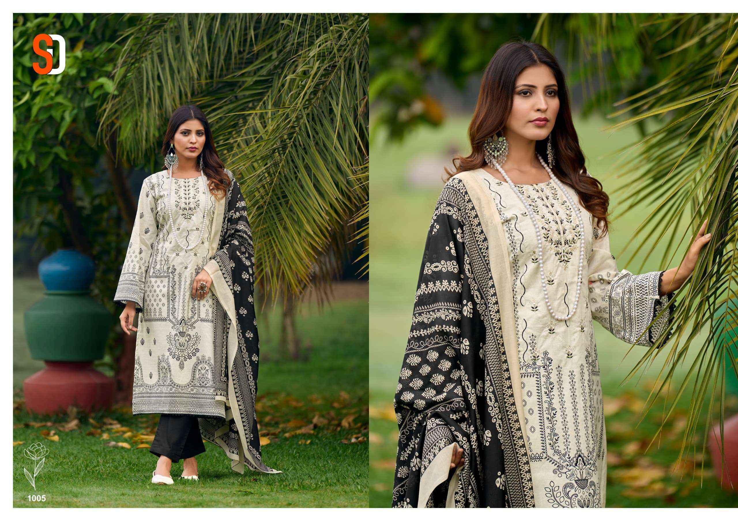 SHARADDHA DESIGNER BIN SAEED LAWN COLLECTION VOL 6 DRESS MATERIAL ( 4 PCS CATALOG )