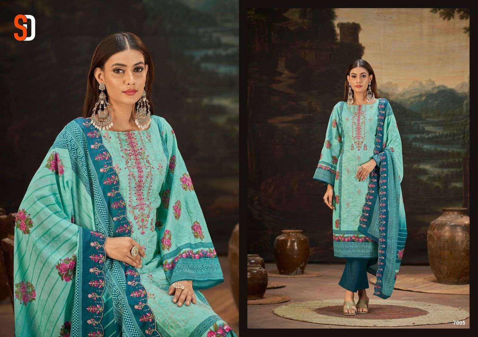 Shraddha Bin Saeed Lawn Collection Vol-7 Pakistani Suits ( 8 Pcs Catalog )