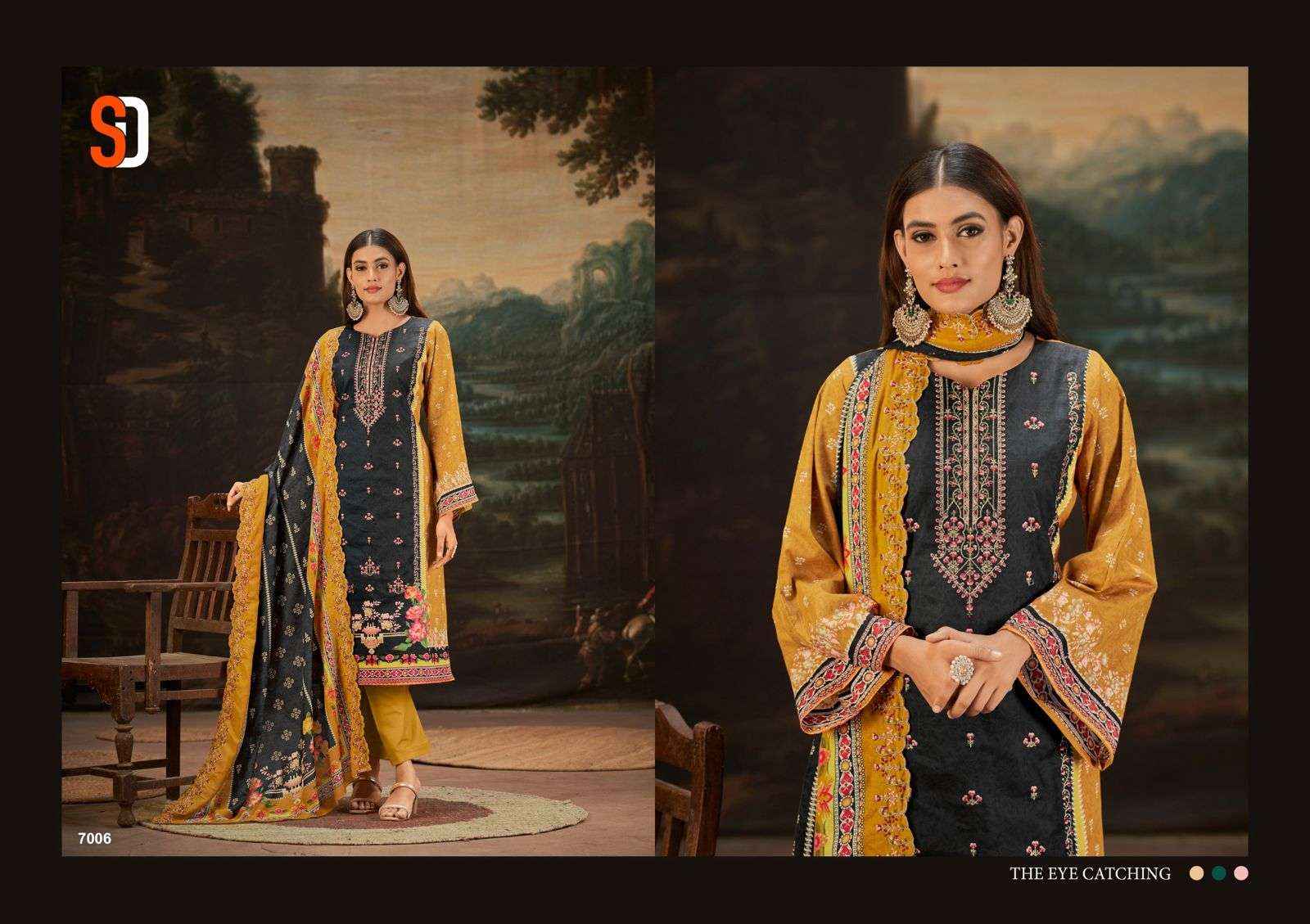 Shraddha Bin Saeed Lawn Collection Vol-7 Pakistani Suits ( 8 Pcs Catalog )