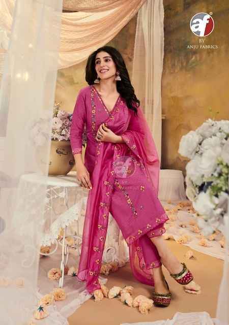 Anju Fabrics Cotton Queen Cotton Kurti Combo 5 pcs Catalogue