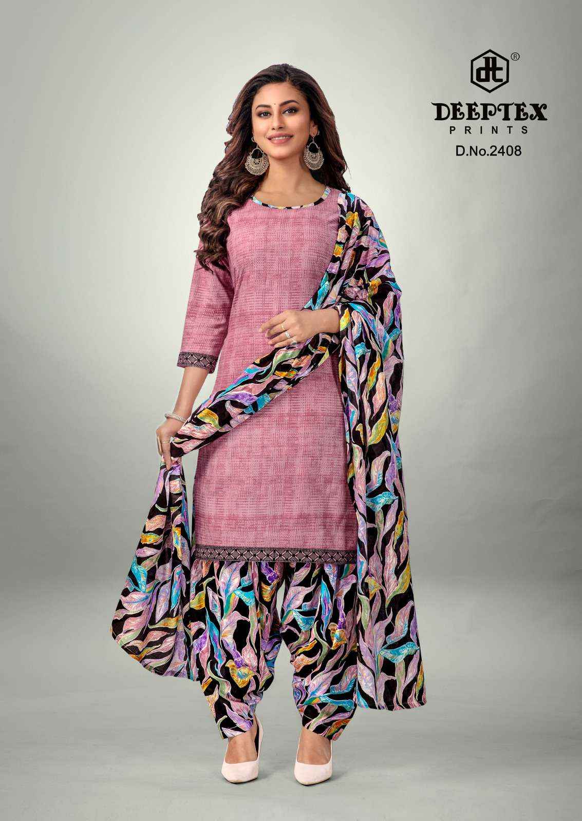 DEEPTEX PRINTS PICHKARI VOL 24 COTTON SALWAR SUITS ( 10 PCS CATALOG )