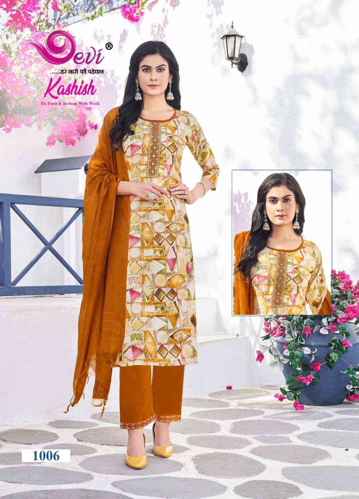 DEVI FASHION KASHISH VOL 1 READYMADE SUITS COMBO ( 8 PCS CATALOG )