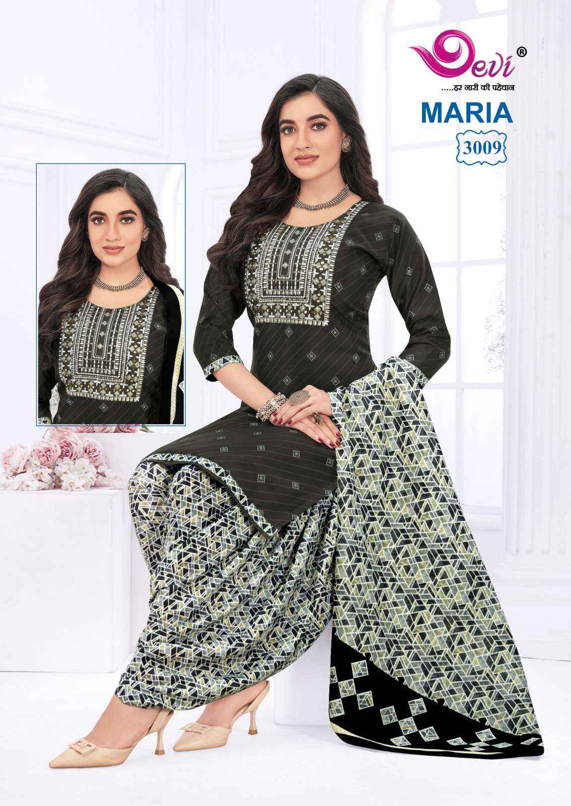 DEVI FASHION MARIA VOL 3 READYMADE PATIYALA SUIT ( 12 PCS CATALOG )