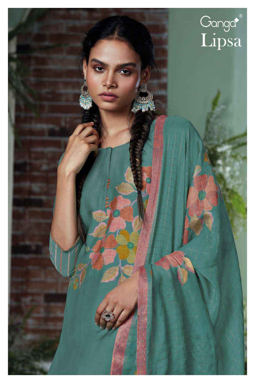 Ganga Lipsa New Colors Online Store Premium Designs Silk Branded Suits Collection (4 pcs catalog )
