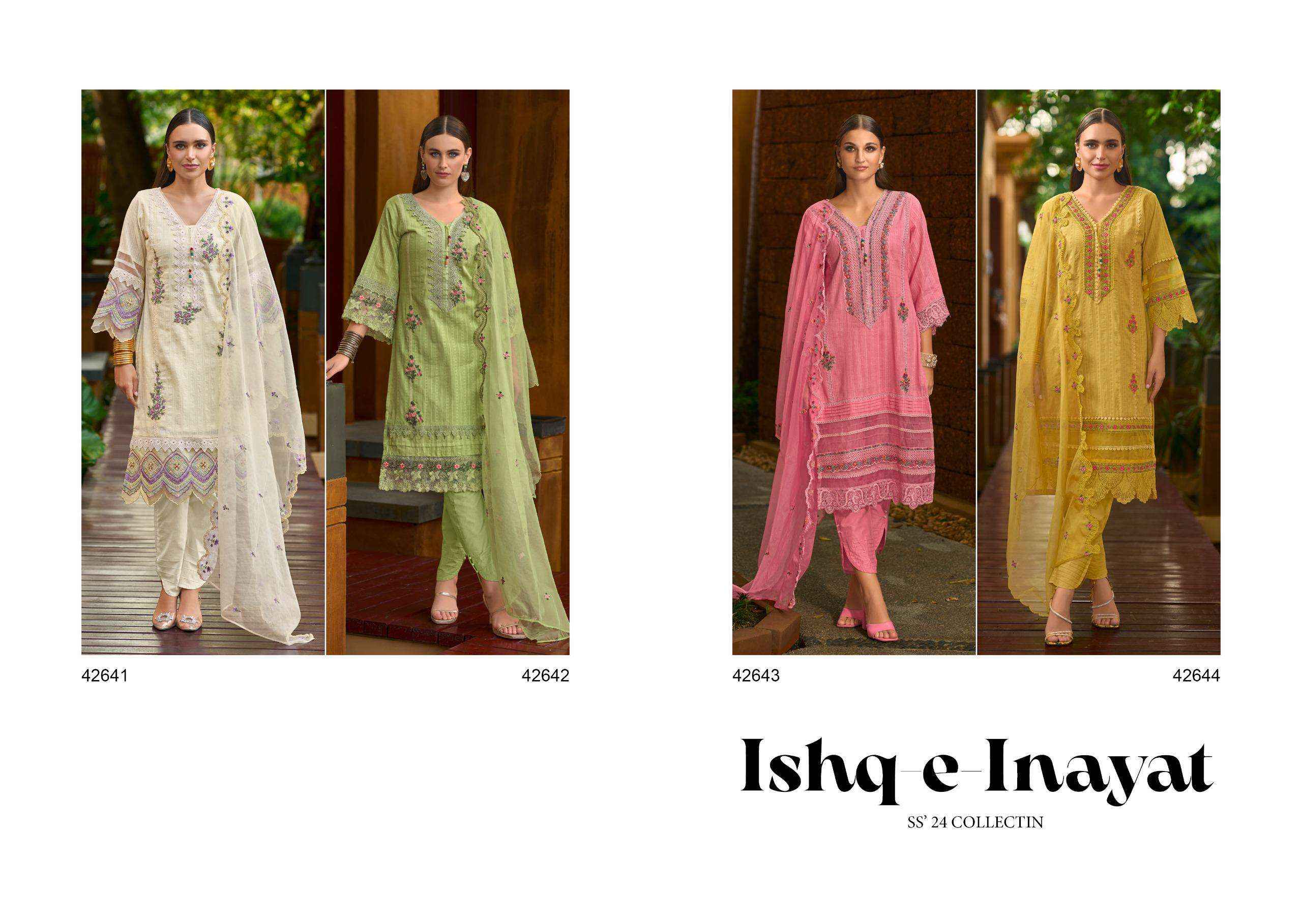 KAILEE FASHION ISHQ E INAYAT DESIGNER READYMADE SUIT ( 4 PCS CATALOG )