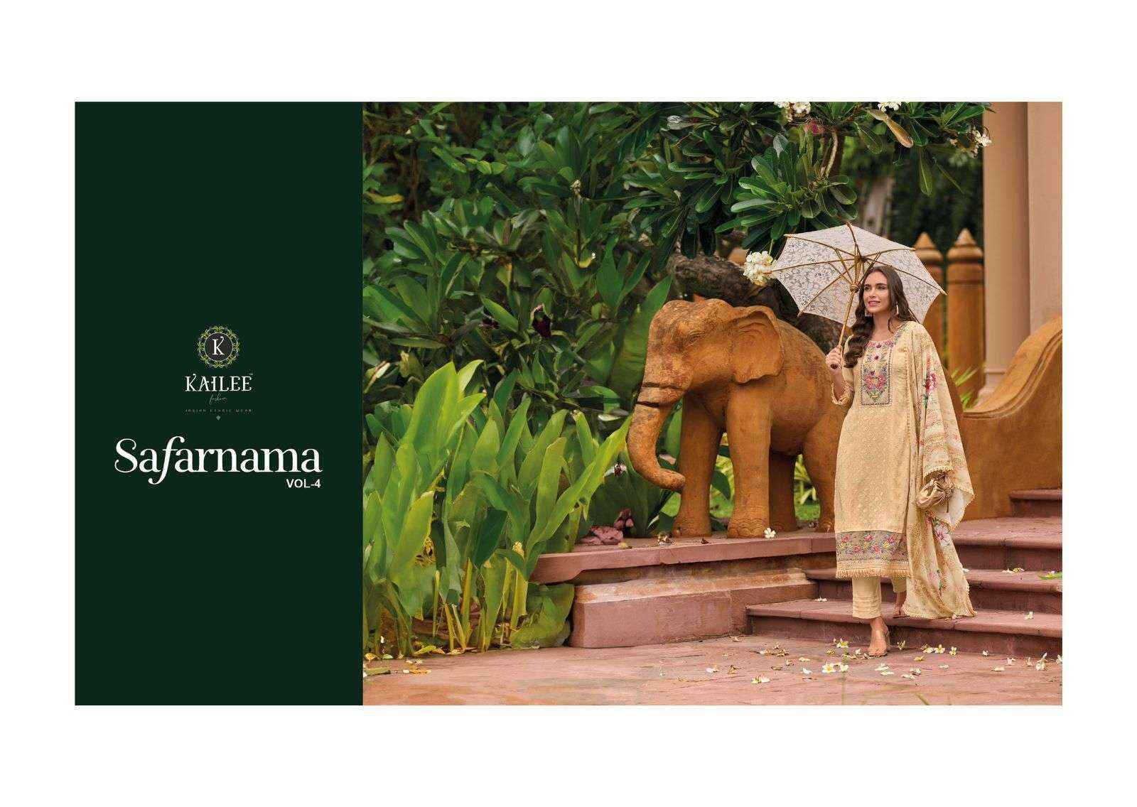 KAILEE FASHION SAFARNAMA VOL 4 CHIKNAKARI DESIGNER READYMADE SUITS ( 6 PCS CATALOG )