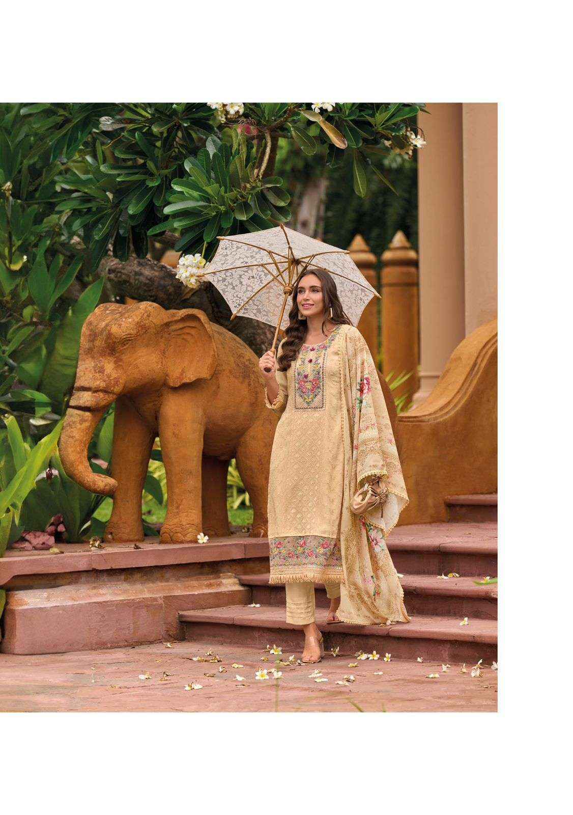 KAILEE FASHION SAFARNAMA VOL 4 CHIKNAKARI DESIGNER READYMADE SUITS ( 6 PCS CATALOG )