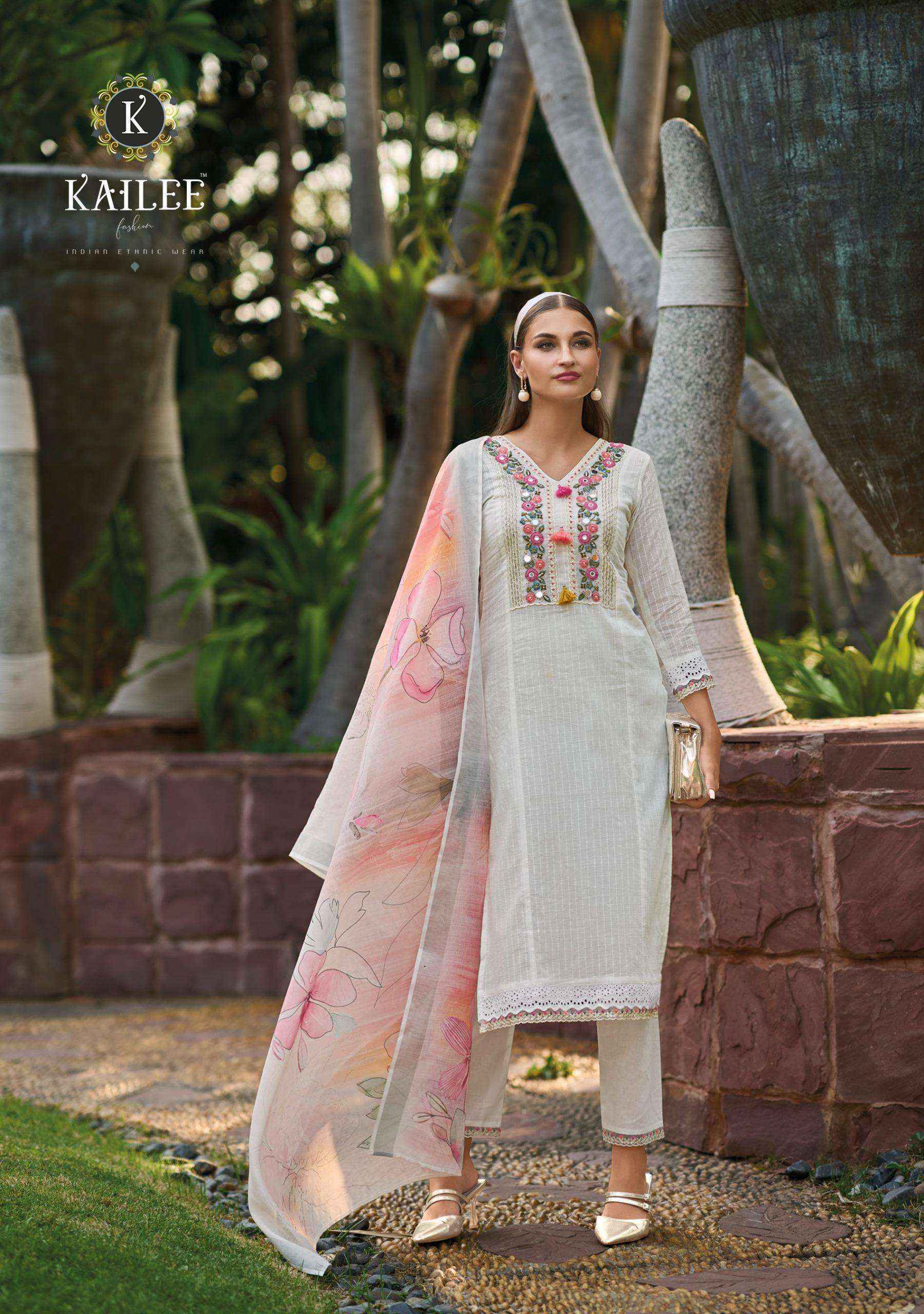 KAILEE FASHION SUMMER GARDEN COTTON READYMADE SUITS ( 6 PCS CATALOG )