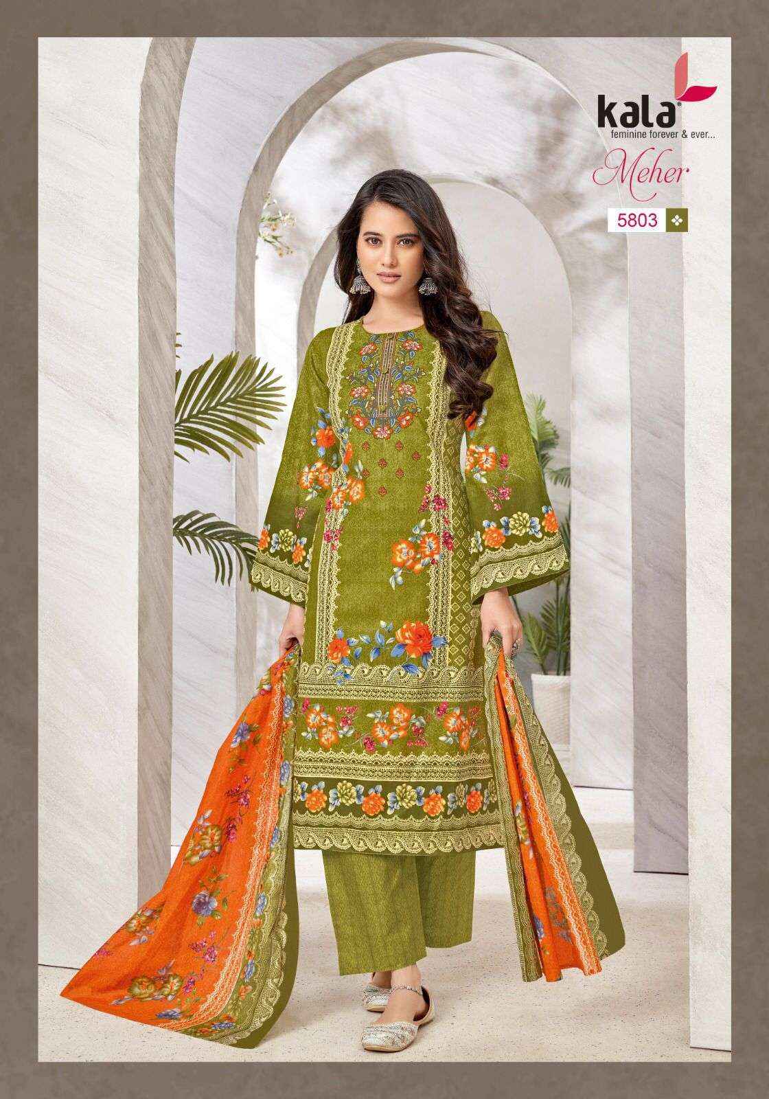 KALA FASHION MEHER VOL 10 SALWAR KAMEEZ ( 12 PCS CATALOG )