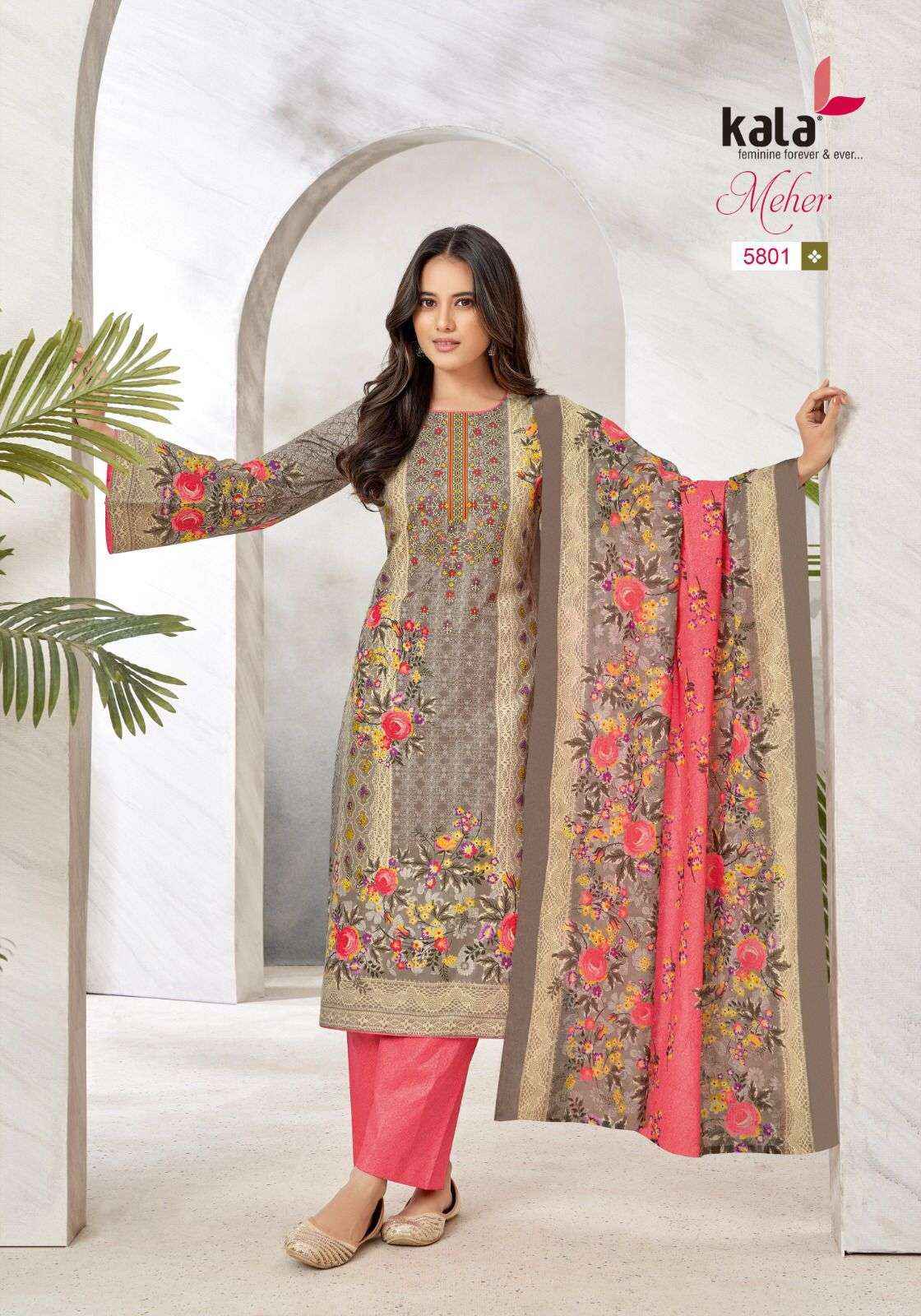 KALA FASHION MEHER VOL 10 SALWAR KAMEEZ ( 12 PCS CATALOG )