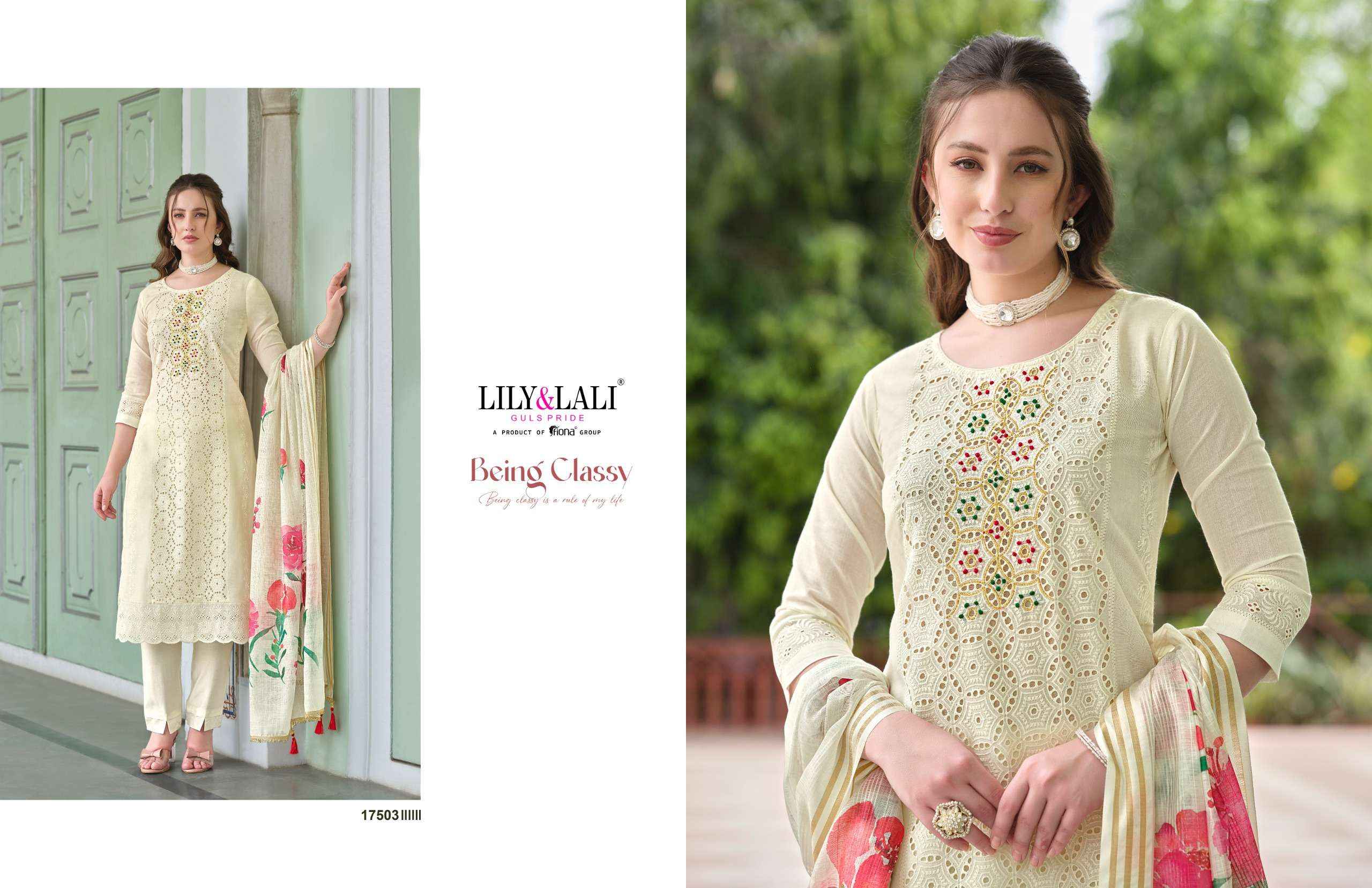 LILY AND LALI COTTON CARNIVAL VOL 3 DESIGNER READYMADE SUITS ( 6 PCS CATALOG )