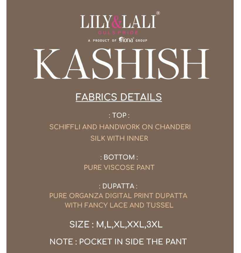 LILY AND LALI KASHISH TRADITIONAL READYMADE SUITS ( 6 PCS CATALOG )