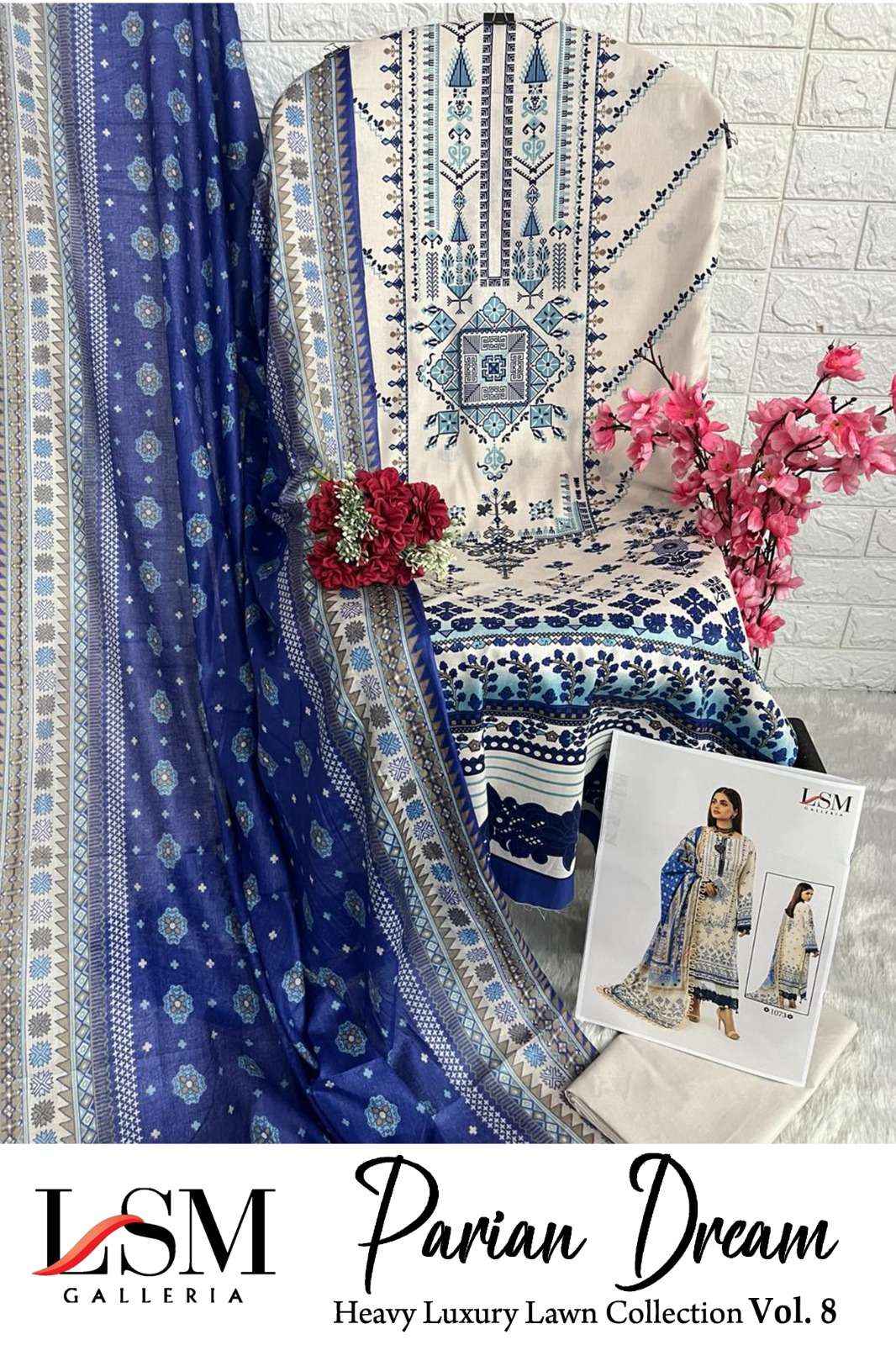 LSM GALLERIA PARIAN DREAM VOL 8 PAKISTANI SUITS ( 6 PCS CATALOG )