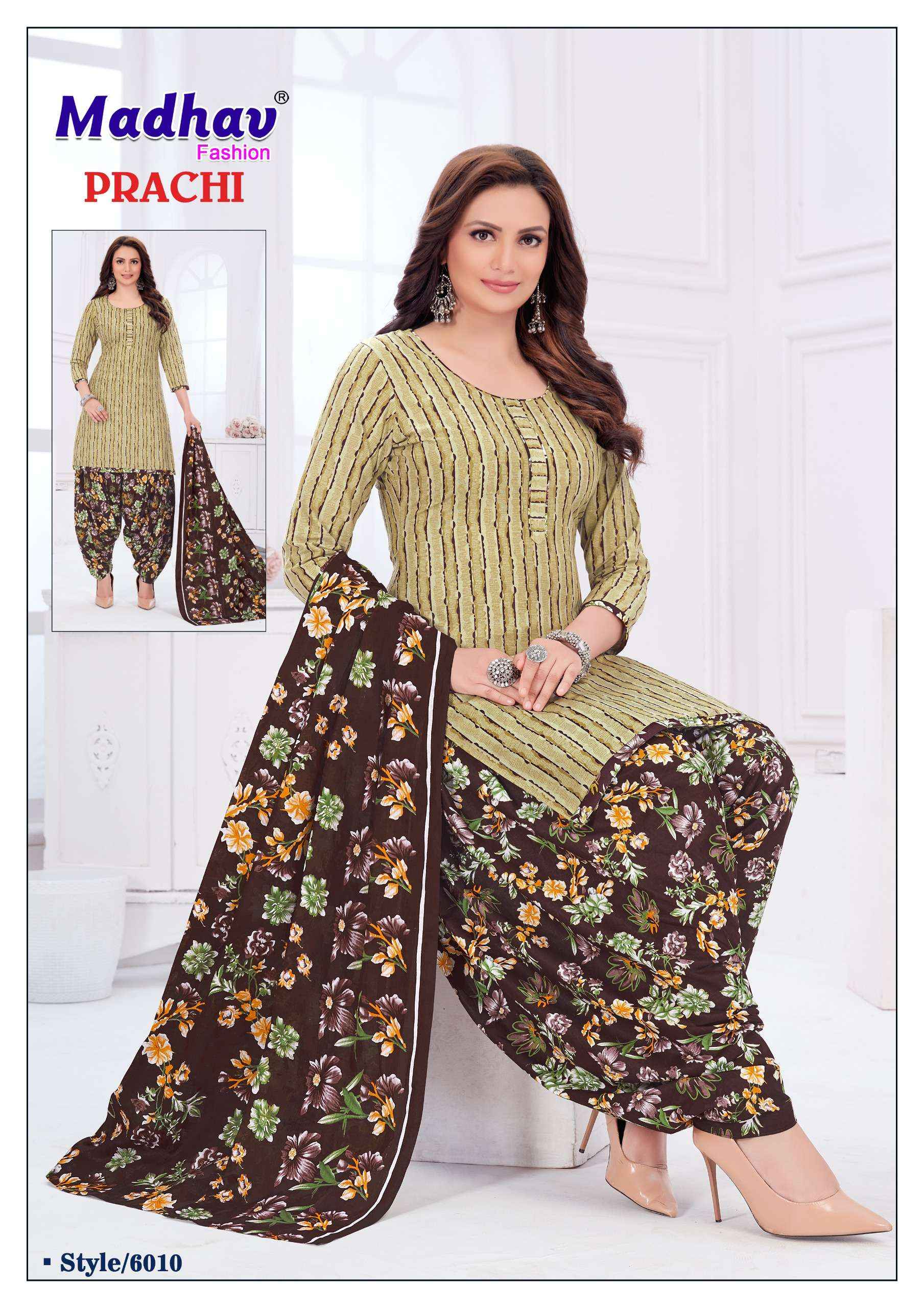 MADHAV FASHION PRACHI VOL 6 SALWAR SUITS ( 10 PCS CATALOG )