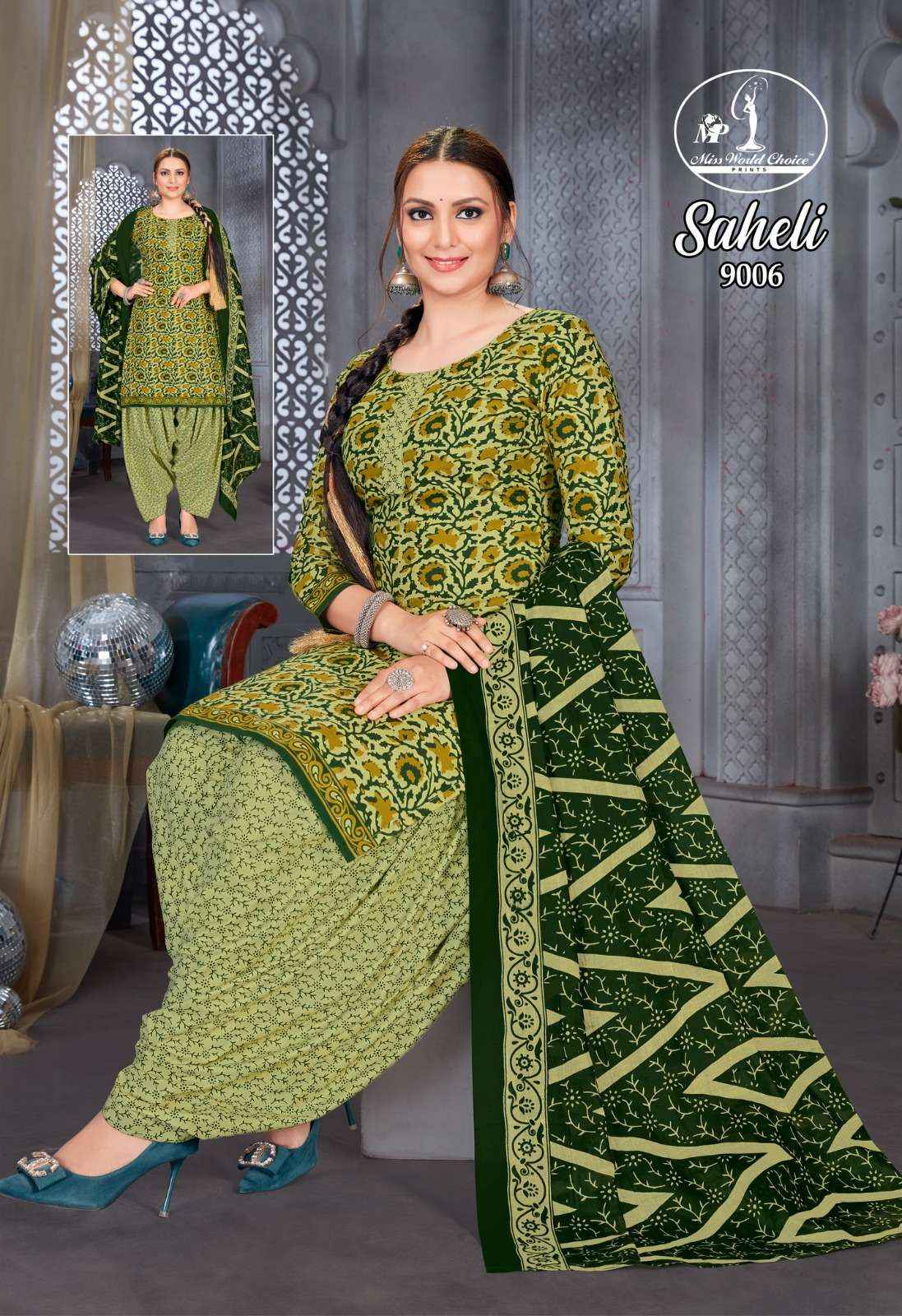 MISS WORLD CHOICE SAHELI VOL 9 SALWAR SUITS ( 10 PCS CATALOG )