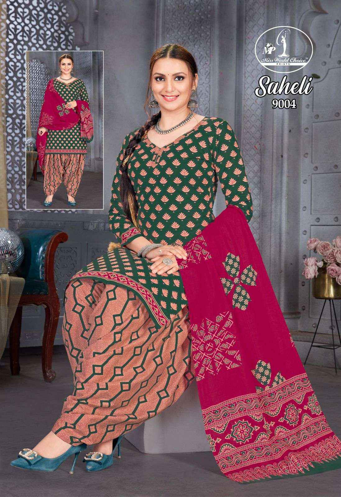 MISS WORLD CHOICE SAHELI VOL 9 SALWAR SUITS ( 10 PCS CATALOG )
