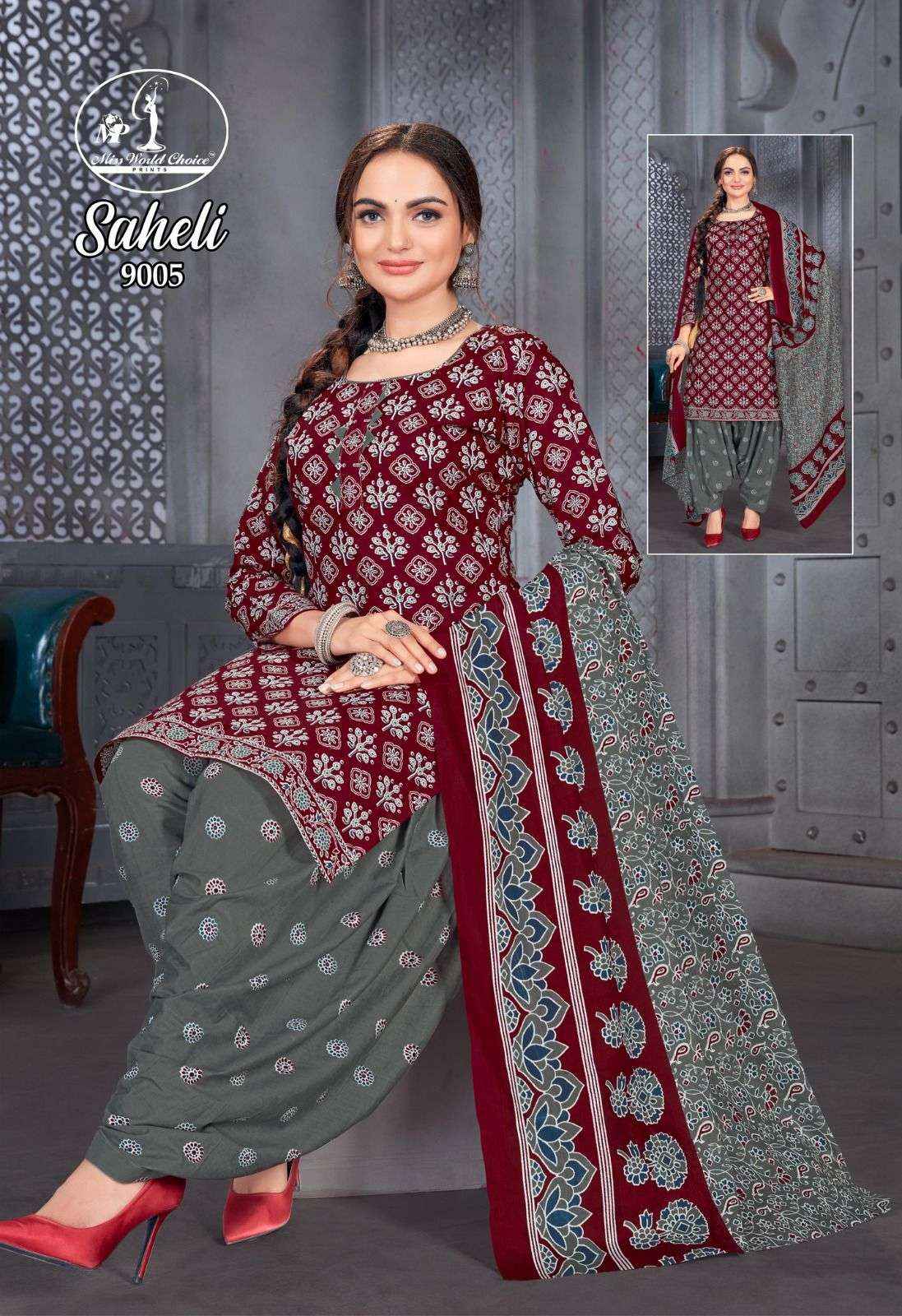 MISS WORLD CHOICE SAHELI VOL 9 SALWAR SUITS ( 10 PCS CATALOG )