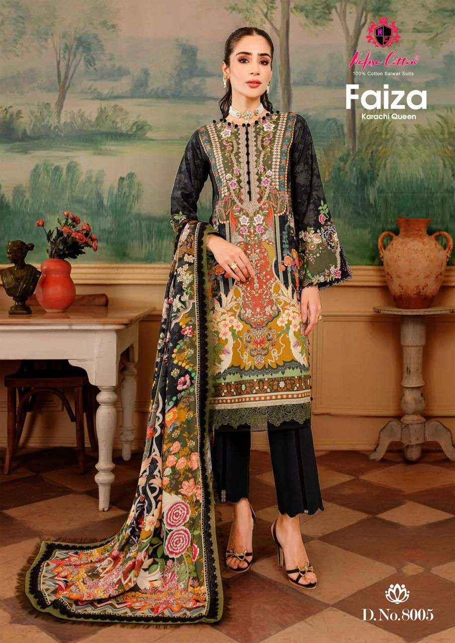 NAFISA COTTON FAIZA KARACHI QUEEN VOL 8 COTTON PAKISTANI SUIT ( 6 PCS CATALOG )