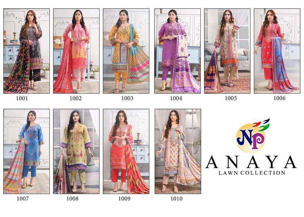 Nand Gopal Anaya Lawn Collection Pakistani Suits ( 8 Pcs Catalog )