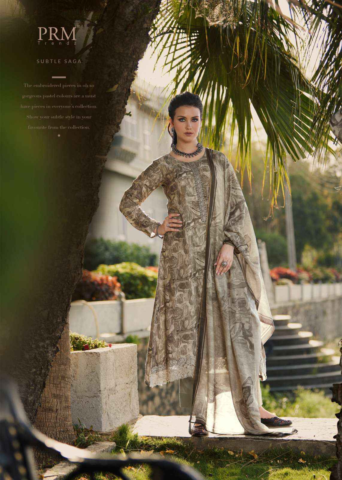 Prm Trends Inaaya Festival Collection Muslin Suit New Designs (8 pcs catalog)