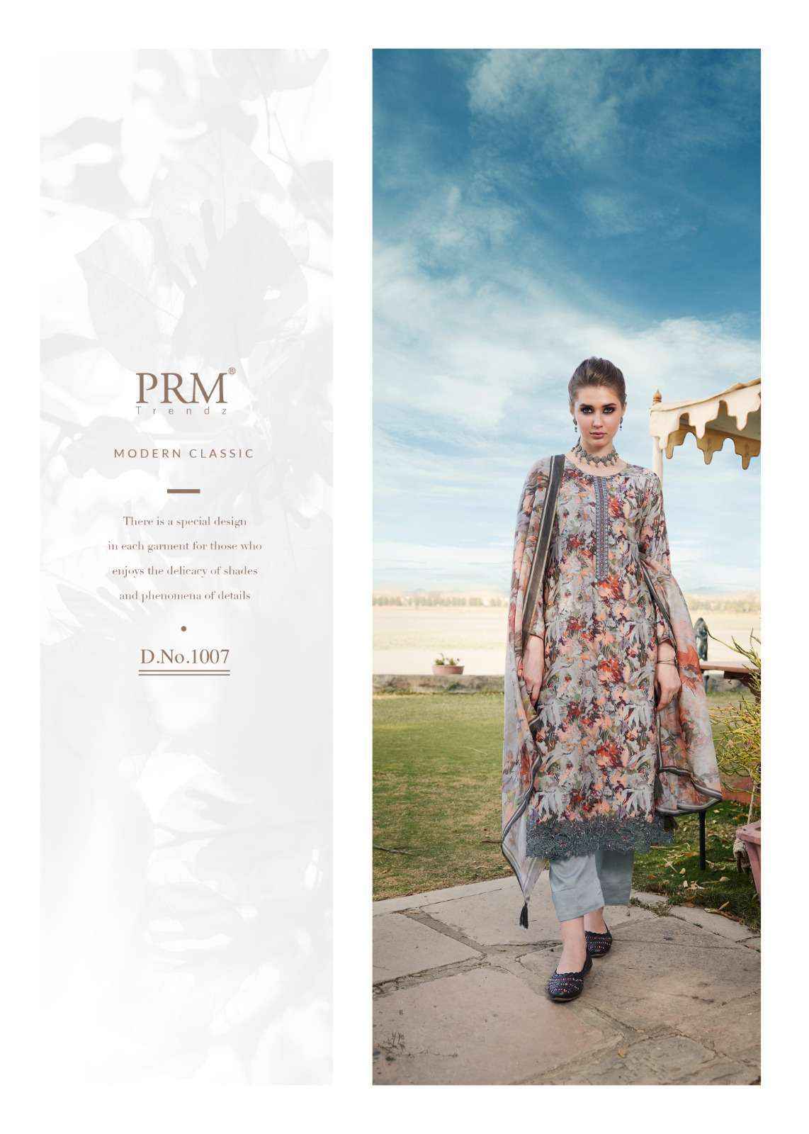 Prm Trends Inaaya Festival Collection Muslin Suit New Designs (8 pcs catalog)