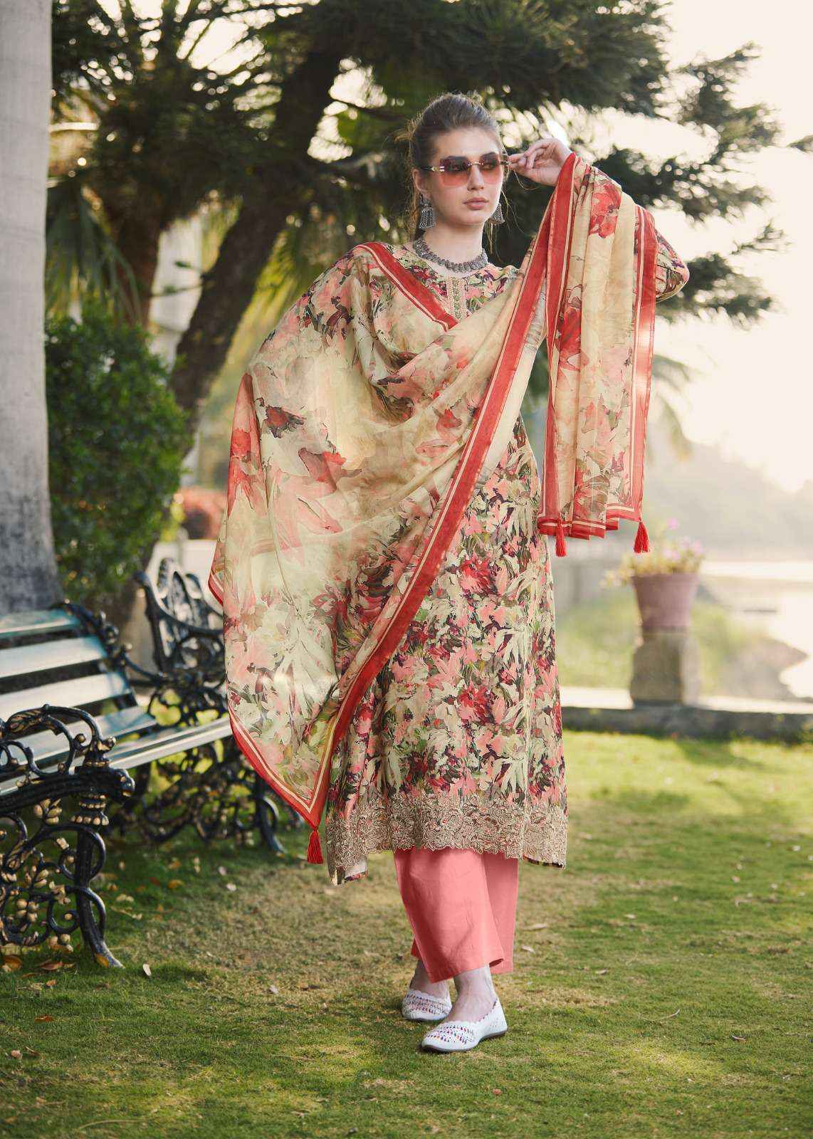 Prm Trends Inaaya Festival Collection Muslin Suit New Designs (8 pcs catalog)