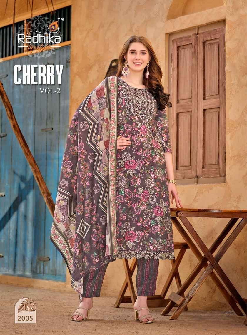 Radhika Lifestyle Cherry Vol 2 Modal Kurti Combo 6 pcs Catalogue