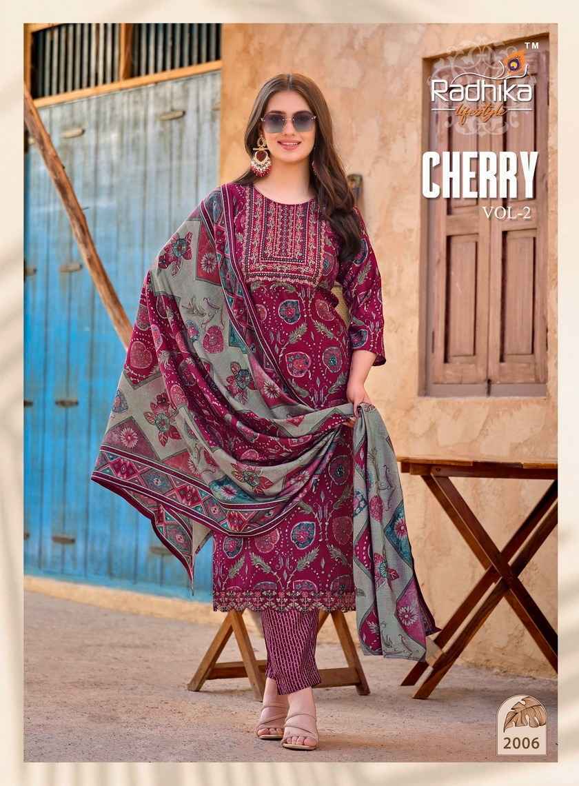 Radhika Lifestyle Cherry Vol 2 Modal Kurti Combo 6 pcs Catalogue
