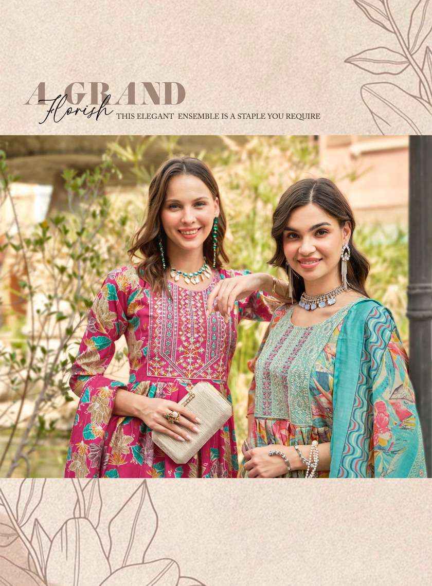 Radhika Lifestyle Rasam Vol 6 Festive Wear 3 Piece Pair Suppliers  (7 pcs catalog)