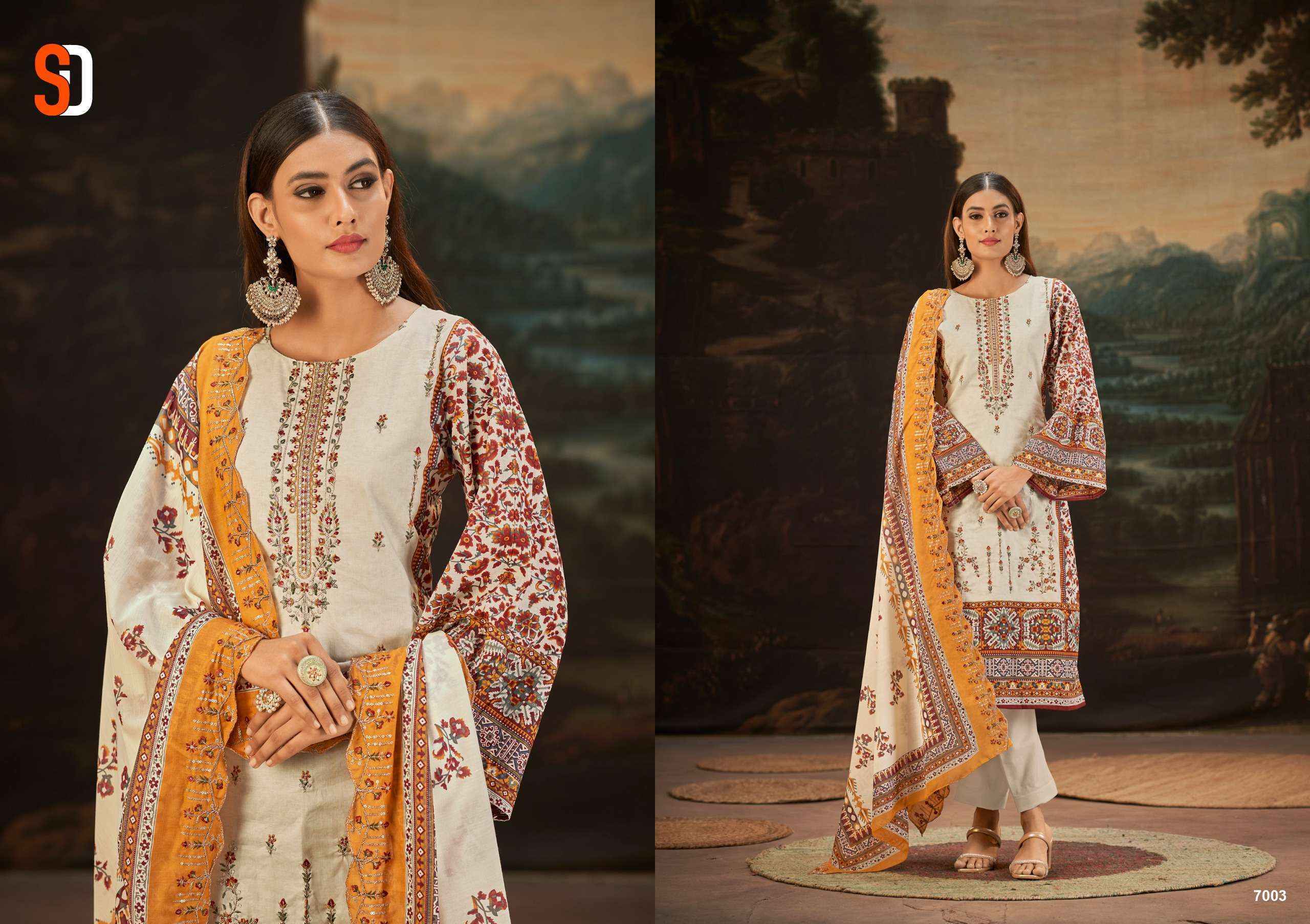 Sharaddha Designer Bin Saeed Lawn Collection Vol 7 Nx Cotton Dress Material 6 pcs Catalogue