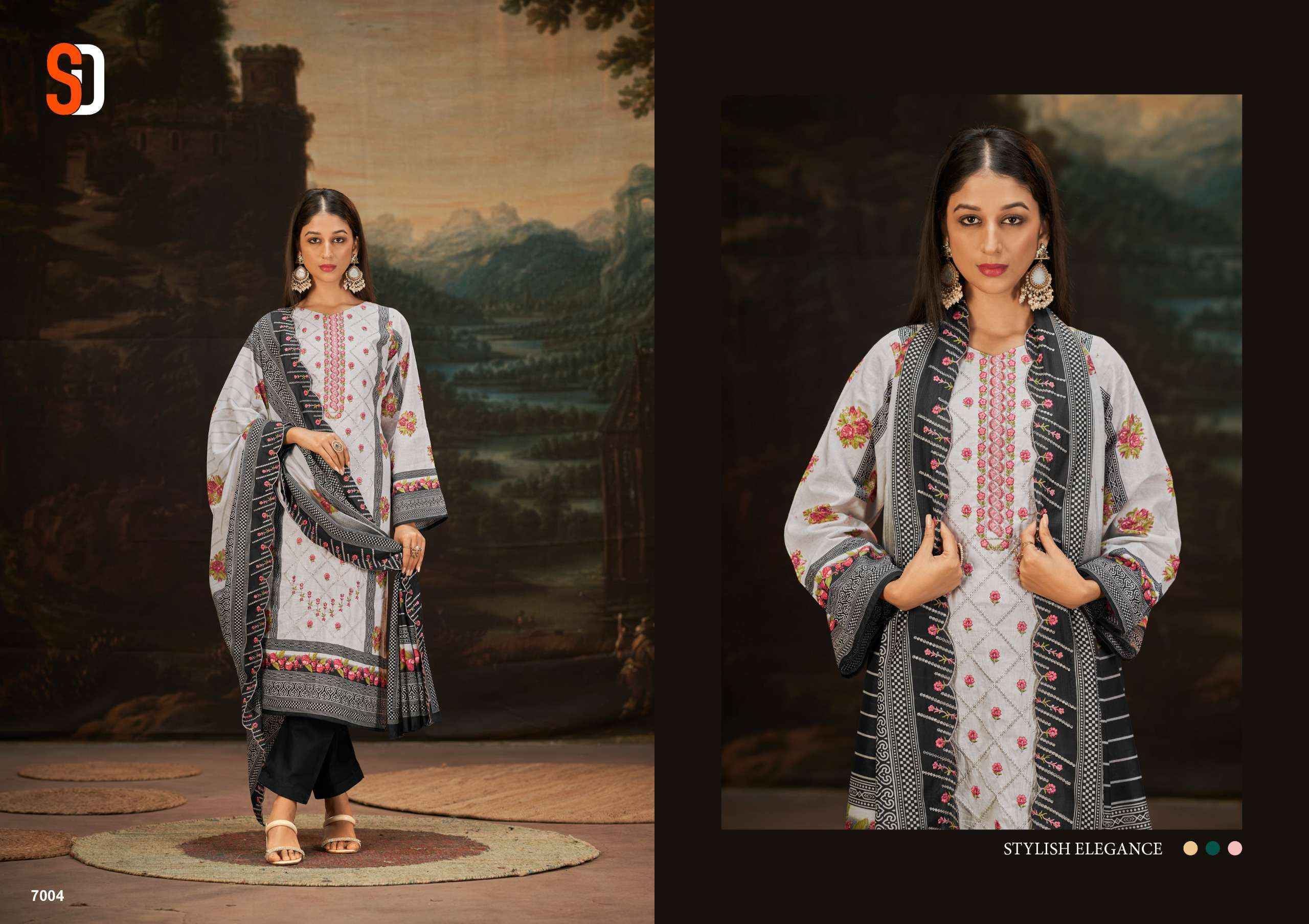 Sharaddha Designer Bin Saeed Lawn Collection Vol 7 Nx Cotton Dress Material 6 pcs Catalogue