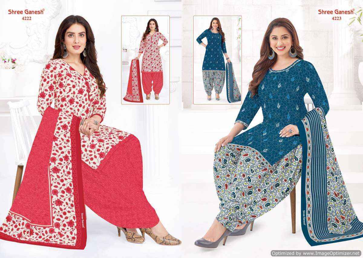 Shree Ganesh Hansika Vol 22 Unstitch Cotton Suits ( 36 Pcs Catalog )