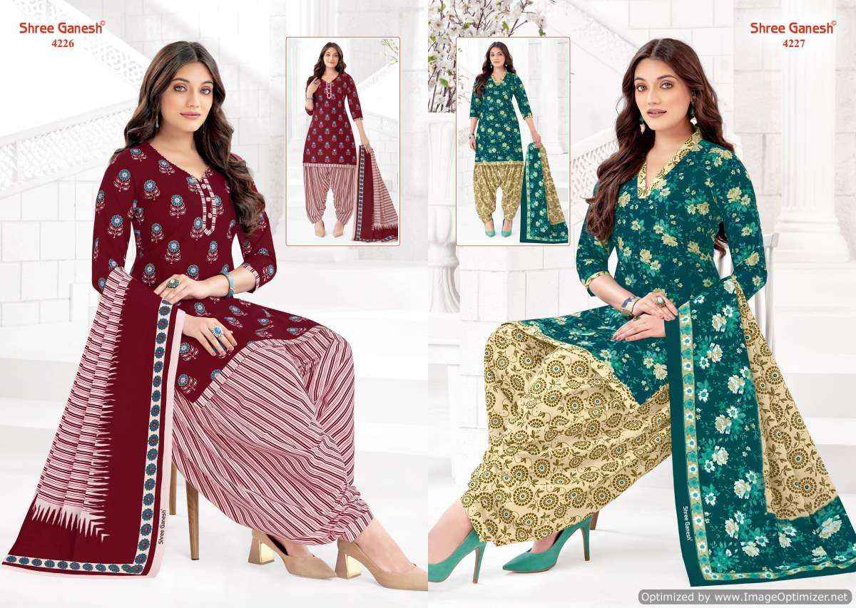 Shree Ganesh Hansika Vol 22 Unstitch Cotton Suits ( 36 Pcs Catalog )