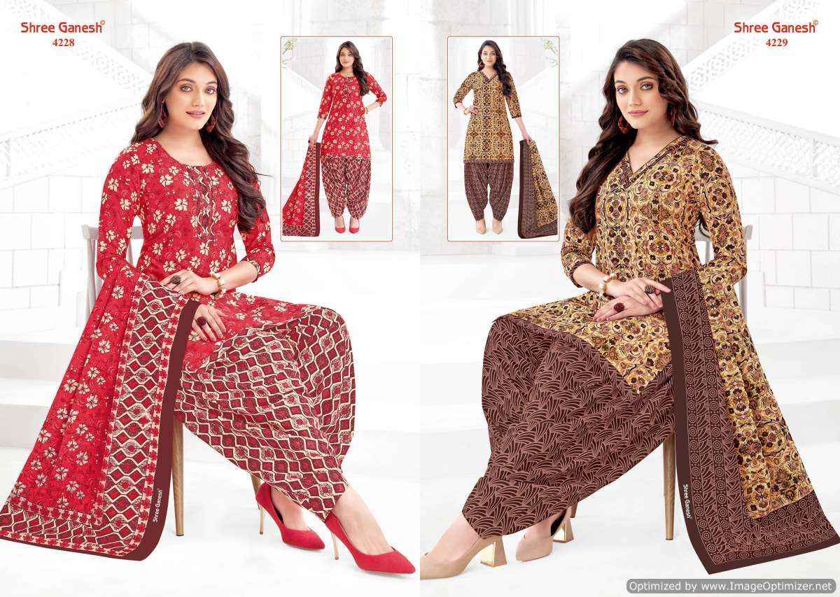 Shree Ganesh Hansika Vol 22 Unstitch Cotton Suits ( 36 Pcs Catalog )