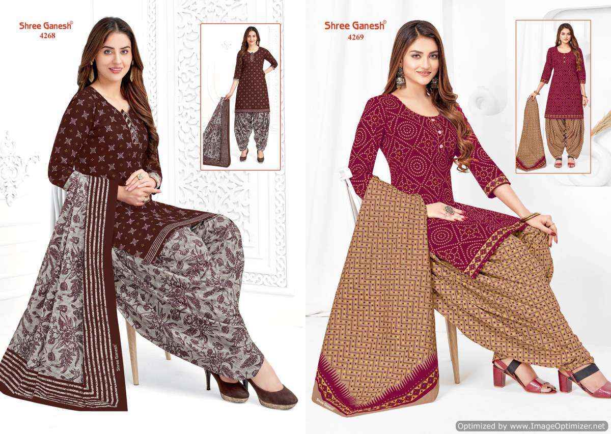 Shree Ganesh Hansika Vol 22 Unstitch Cotton Suits ( 36 Pcs Catalog )