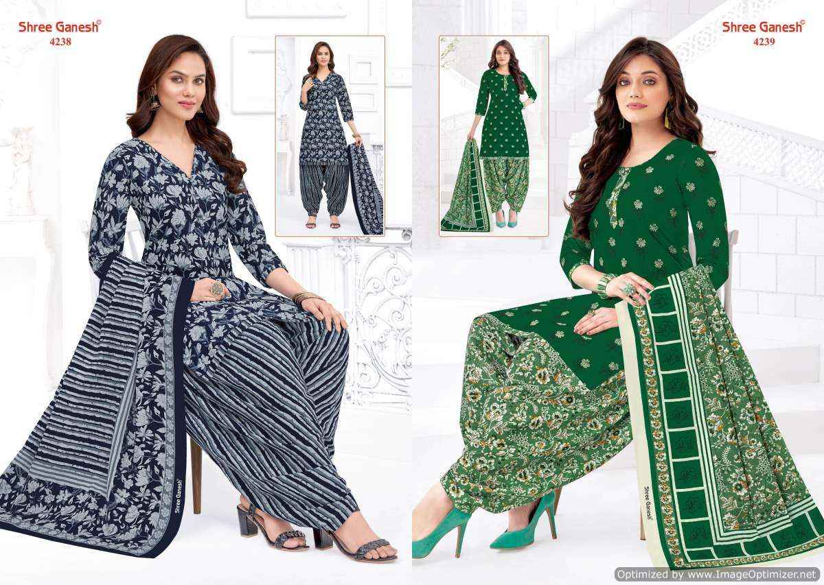 Shree Ganesh Hansika Vol 22 Unstitch Pure Cotton Salwar Suits (36 Pcs Catalog )