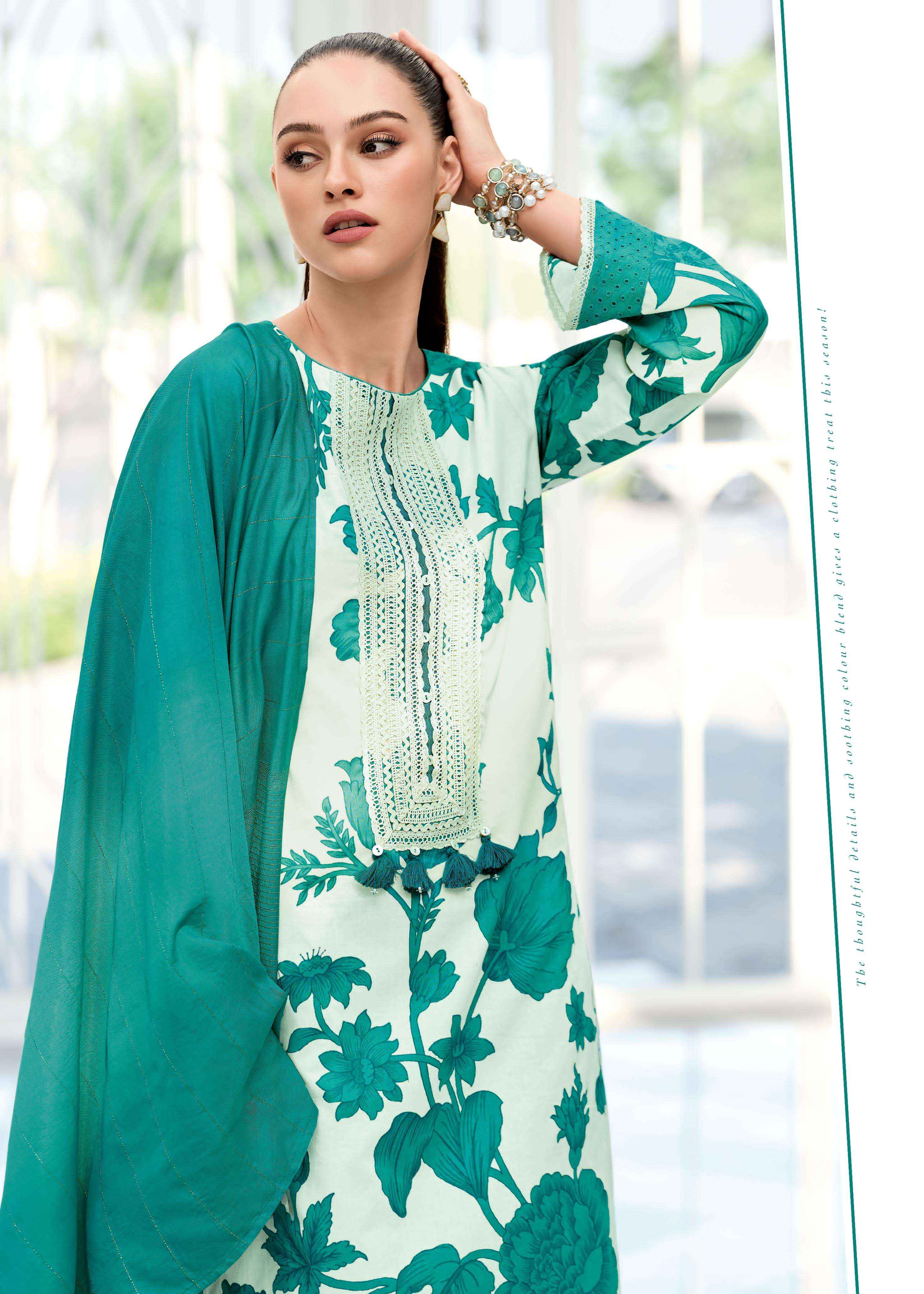 Varsha Anvi Designer Cotton Salwar Kameez Catalog Dealer (4 pcs catalog )