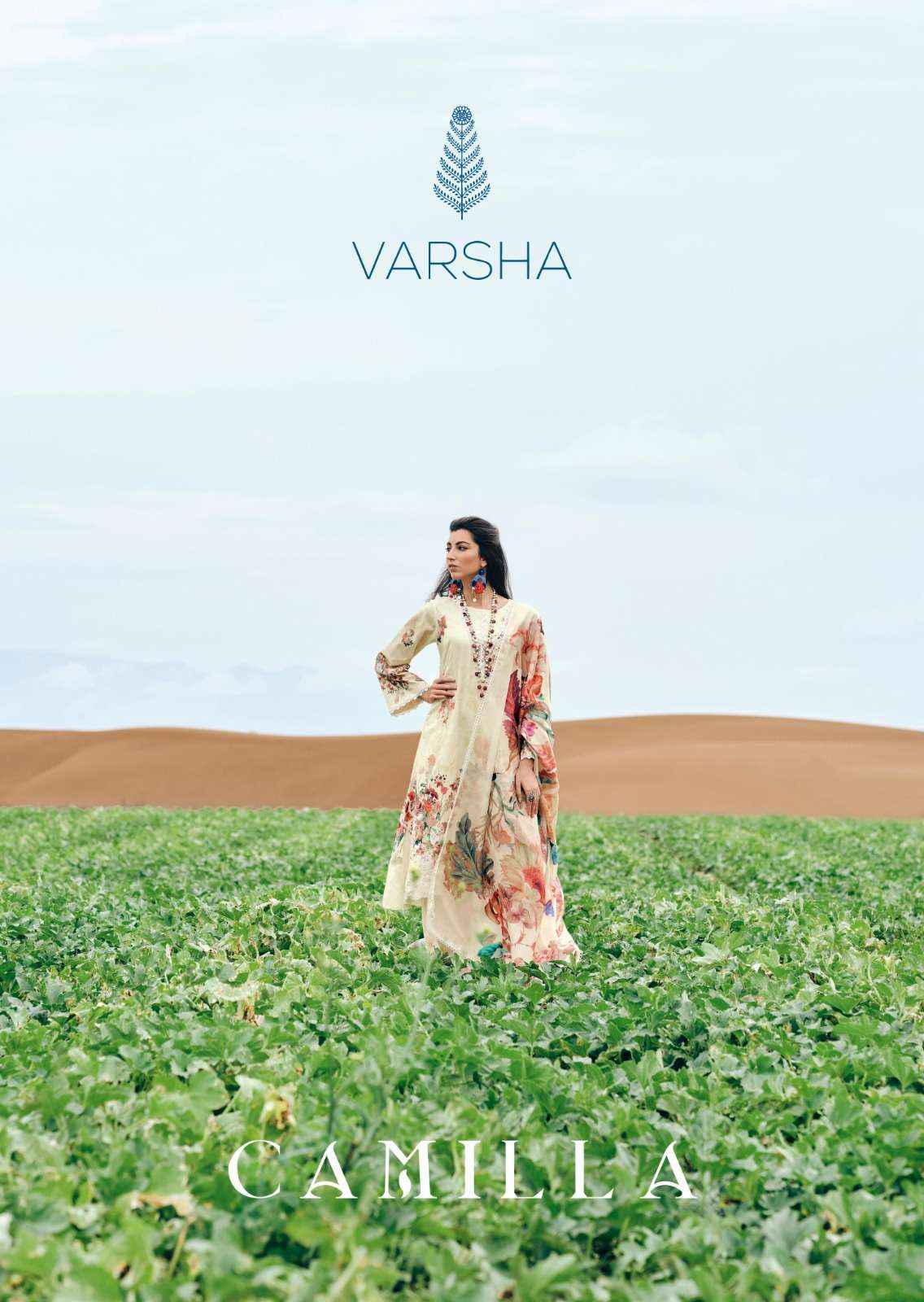 Varsha Camilla Latest Style Cotton Salwar Kameez ( 5 PCS CATALOG )