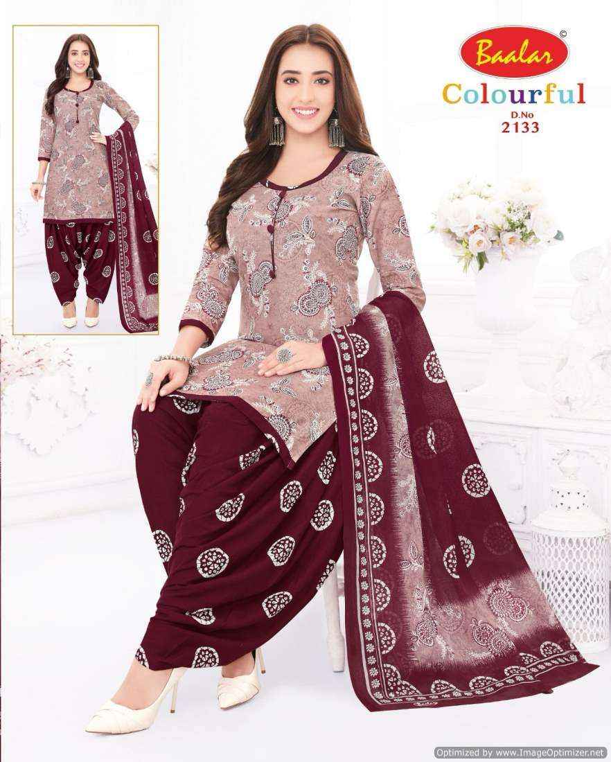 Baalar Colourful Vol 21 Pure Cotton Salwar Suits Online Shopping ( 36 Pcs Catalog )