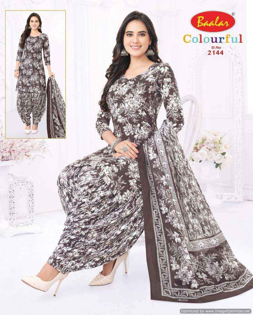 Baalar Colourful Vol 21 Pure Cotton Salwar Suits Online Shopping ( 36 Pcs Catalog )