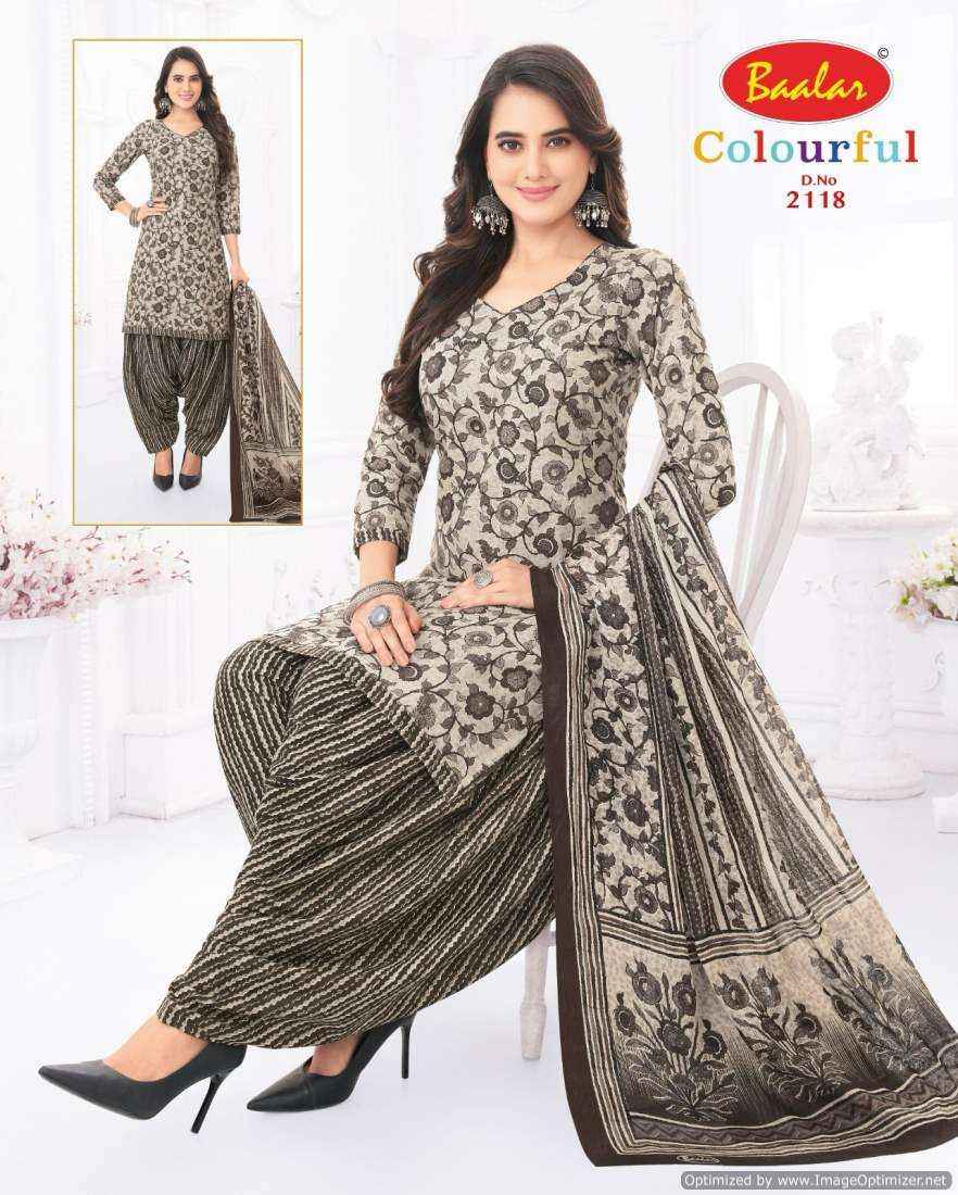 Baalar Colourful Vol 21 Pure Cotton Salwar Suits Online Shopping ( 36 Pcs Catalog )