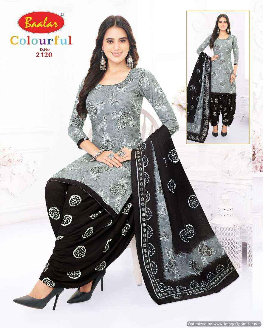 Baalar Colourful Vol 21 Pure Cotton Salwar Suits Online Shopping ( 36 Pcs Catalog )