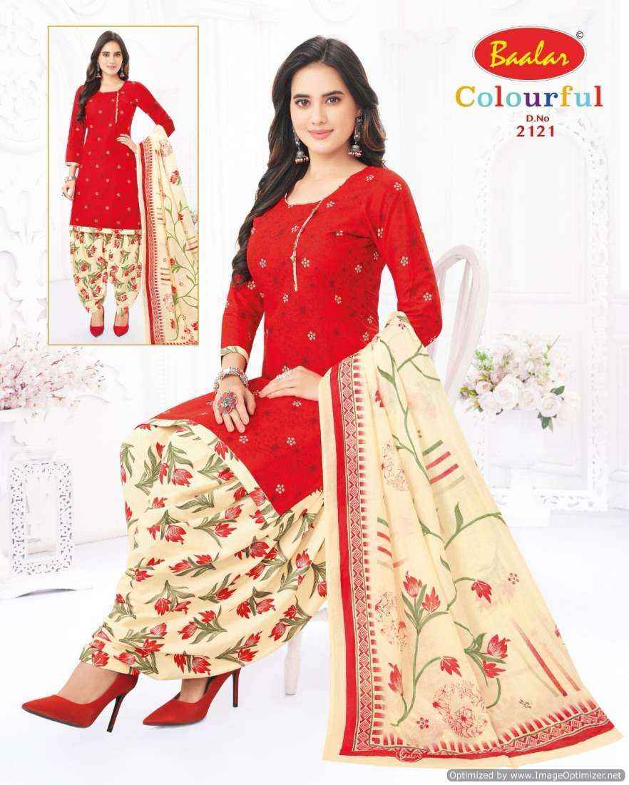 Baalar Colourful Vol 21 Pure Cotton Salwar Suits Online Shopping ( 36 Pcs Catalog )