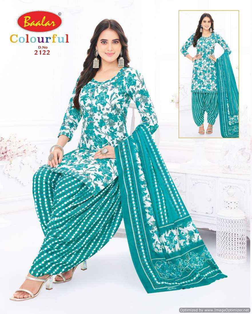 Baalar Colourful Vol 21 Pure Cotton Salwar Suits Online Shopping ( 36 Pcs Catalog )